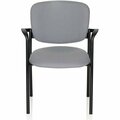 United Chair Co Guest Chair, w/Arms, 24-3/4inx23inx32-3/4in, Zest Fabric/BK, 2PK UNCBR32QA07DP
